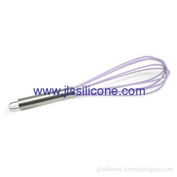 11.5 Inch Stainless Steel Handled Silicone Egg Whisk 